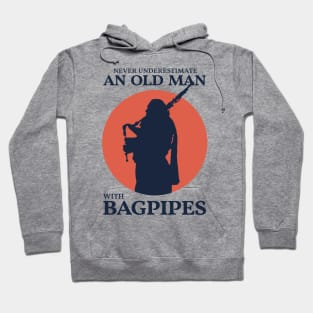 Vintage Great Scottish Highland Bagpipe Hoodie